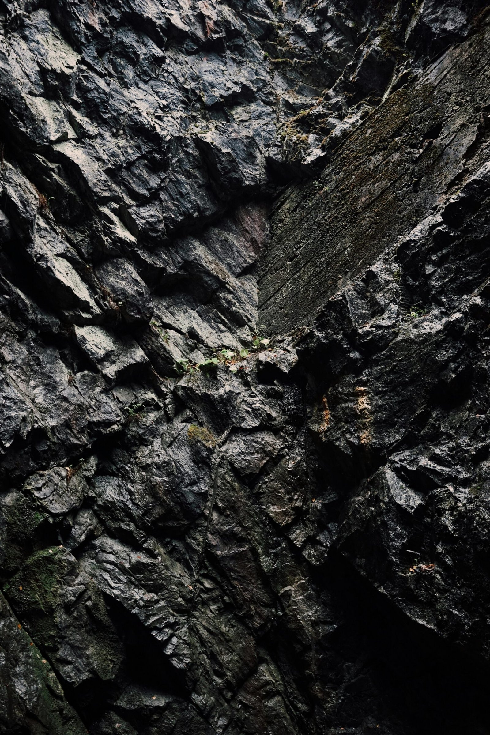Rough texture of a rock